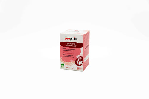 Propolia Bio Kräutertee Menopause mit Propolis, Salbei, Kamille, Melisse & rotem Weinlaub, 20 Beutel